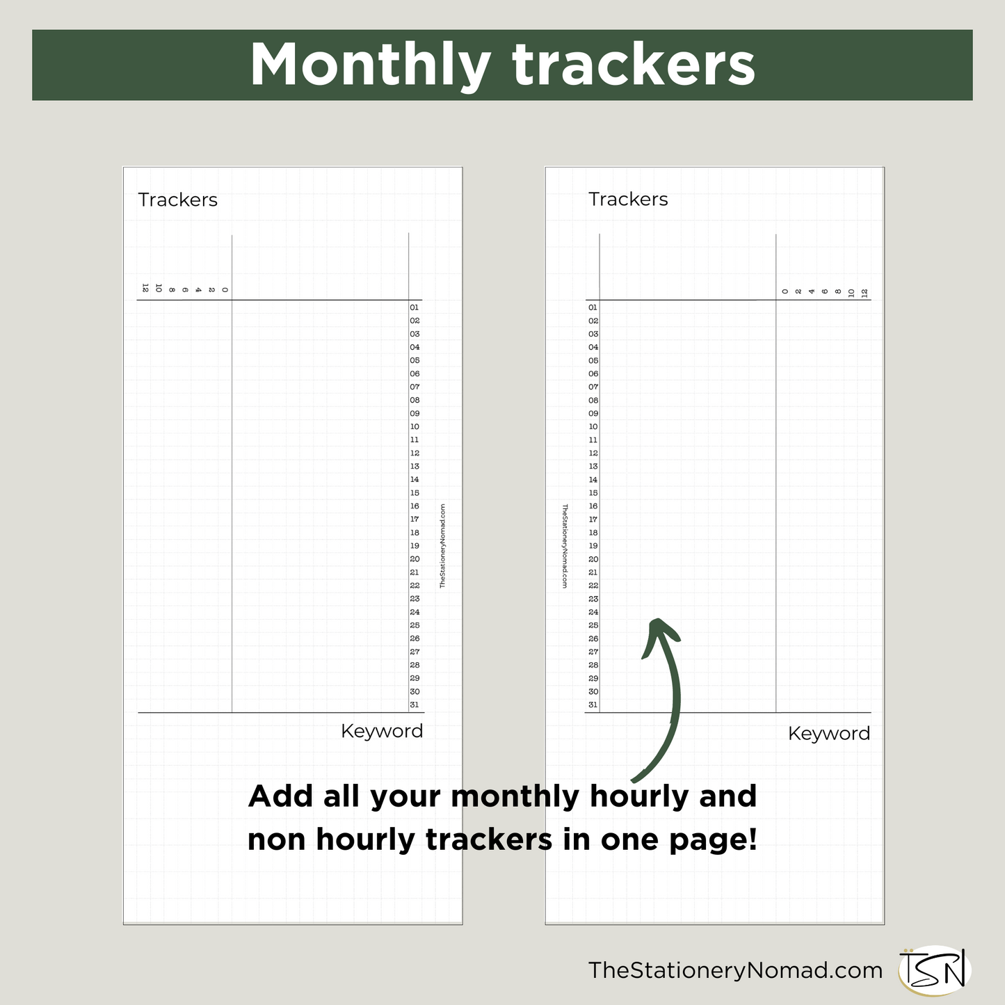 Monthly tracker